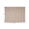 Hello Honey® 60" Tan & Rose Woven Cotton & Sherpa Throw Blanket